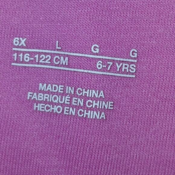 Nike Girls Pink Swoosh Pullover Sweatshirt w/Raised Logo -  Size 6X - Picture 6 of 6